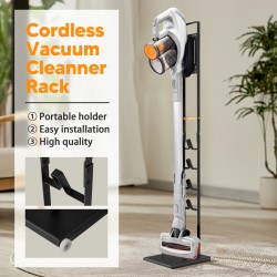 Black Cordless Vacuum Stand Rack Cleaner Freestanding Holder Dyson V6 7 8 10 11 Black Cordless Vacuum Stand Rack Cleaner Freestanding Holder Dyson V6 7 8 10 11
